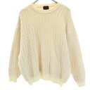 古着 santa fe サンタフェ 90s オールド 長袖 セーター 4 アイボリー ニット レディース 【中古】 【PD】