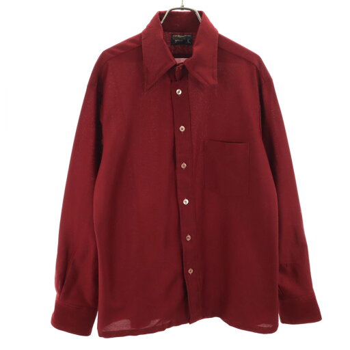 古着 TOWNCRAFT タウンクラフト 70s ジェーシーペニー ヴィンテージ 長袖 シャツ L レッド系 J.C.PENNEY メンズ 【中古】 古着 TOWNCRAFT タウンクラフト 70s ジェーシーペニー ヴィンテージ 長袖 シャツ L レッド系 J.C.PENNEY メンズ 【中古】