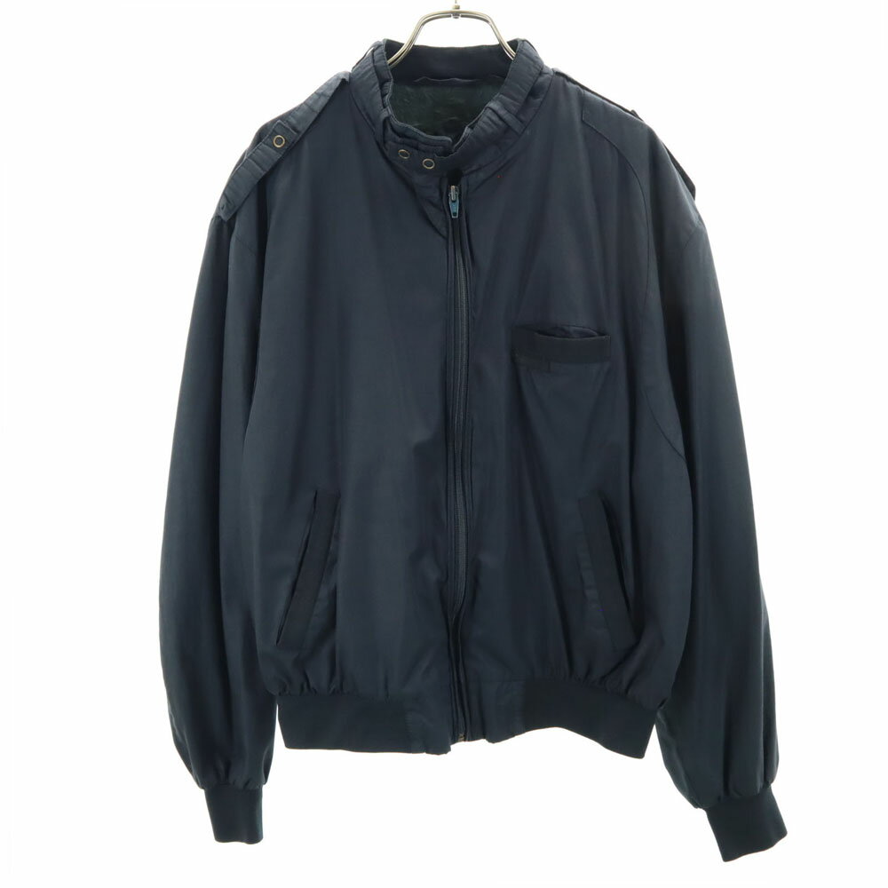 古着 MEMBERS ONLY メンバーズオンリー 90s オールド 後染め ブルゾン 42 ネイビー ジャケット メンズ 【中古】