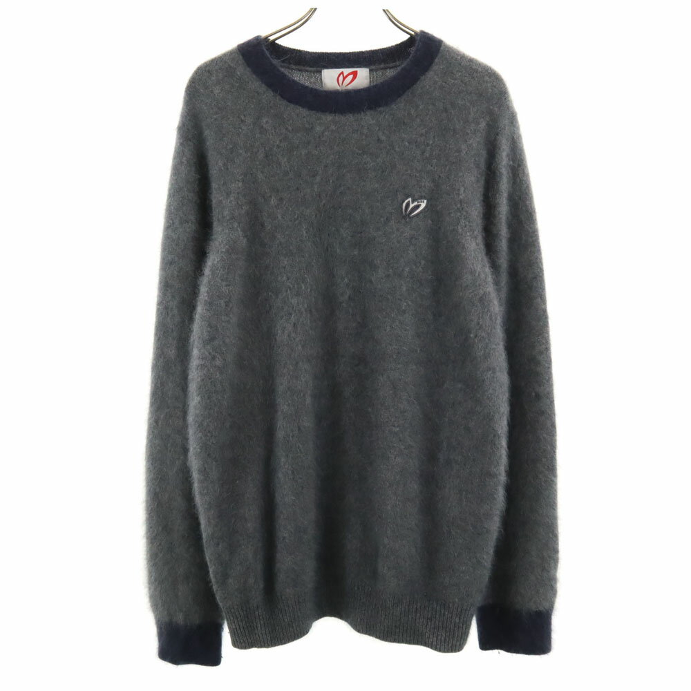 マスターバニーエディション ゴルフ 長袖 セーター 5 グレー系 MASTER BUNNY EDITION ニット メンズ 【中古】