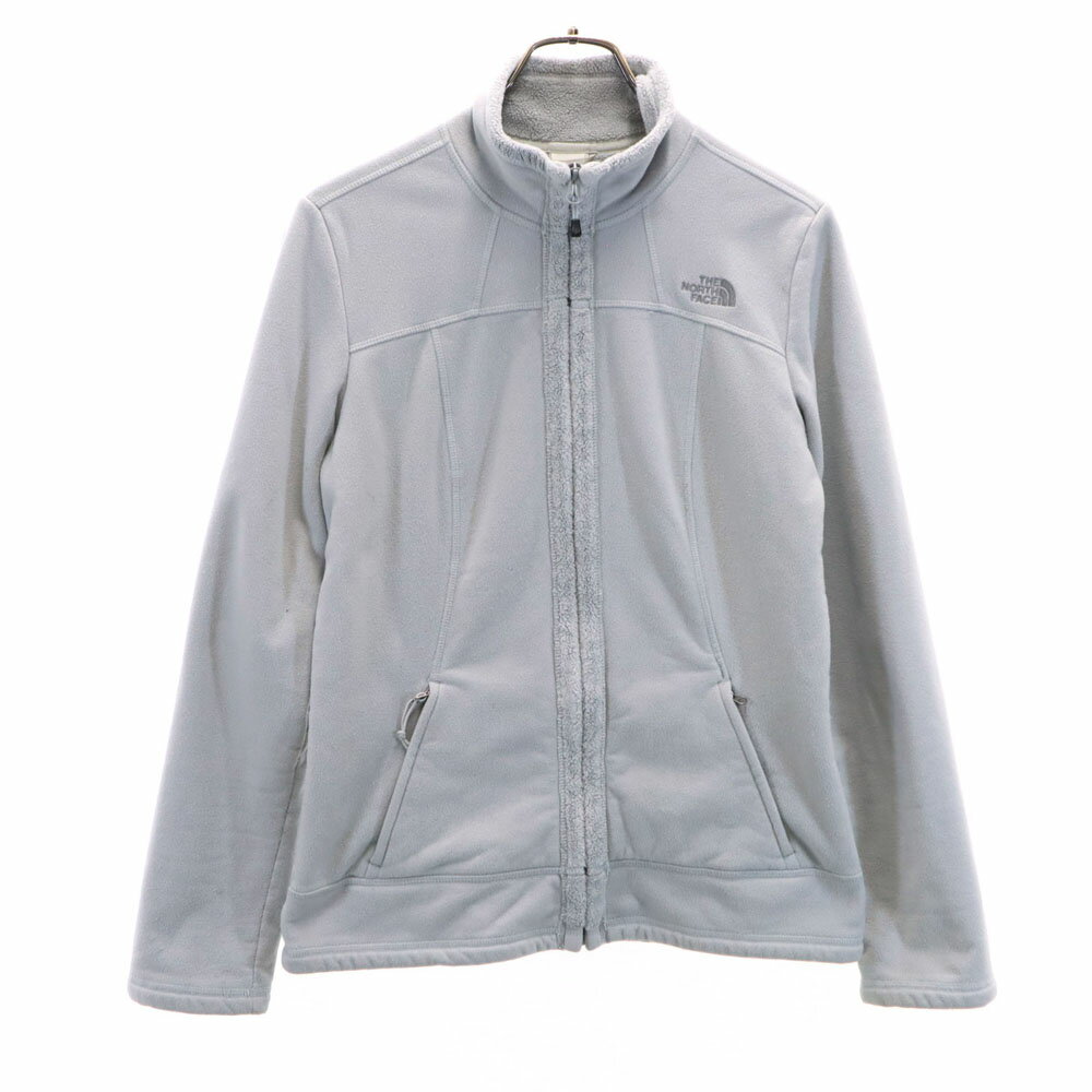 古着 THE NORTH FACE ノースフェイス 長袖 フリースジャケット M グレー系 アウトドア レディース 【中古】