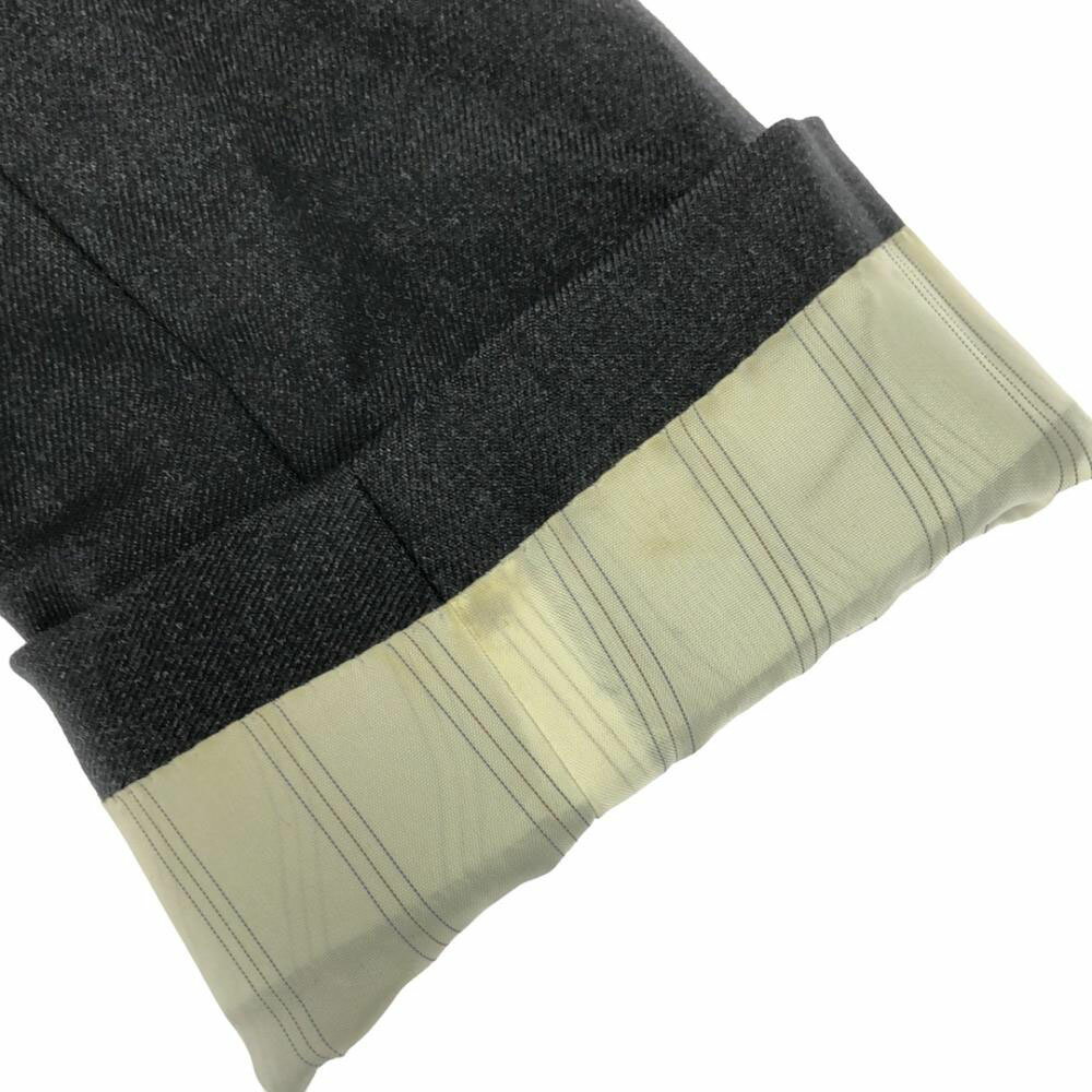 古着 Aquascutum アクアスキュータム 日本製 ウール100% スーツ 上下 セットアップ 92A5 チャコールグレー メンズ 【中古】