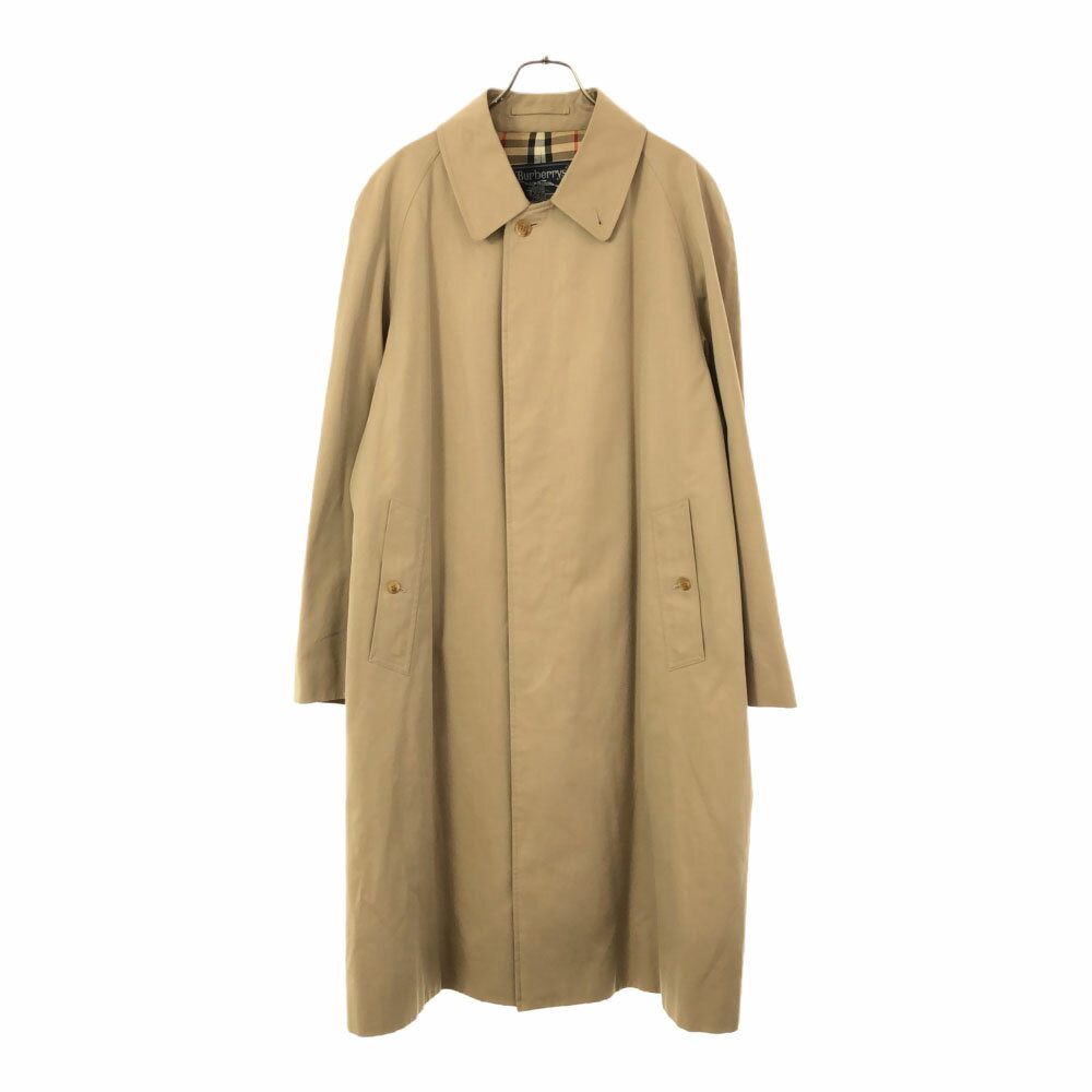古着 バーバリーズ Burberrys 90s オールド ステンカラーコート 96 180 ベージュ ロングコート オールド ヴィンテージ メンズ 【中古】 【PD】