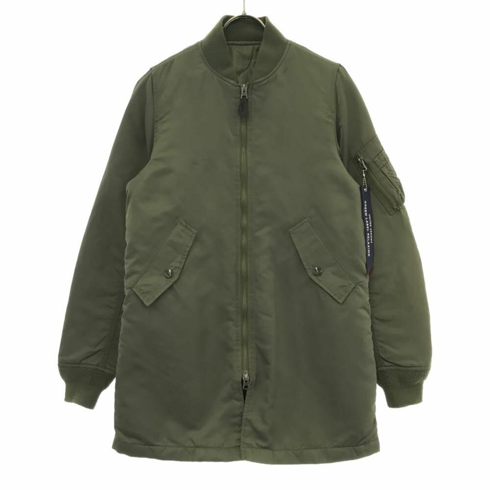 古着 ALPHA INDUSTRIES INC アルファインダストリーズ フライトジャケット S カーキグリーン レディース 【中古】 【PD】
