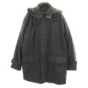 古着 GIANNI VALENTINO ジャンニヴァレンティノ 中綿コート L チャコールグレー メンズ 【中古】