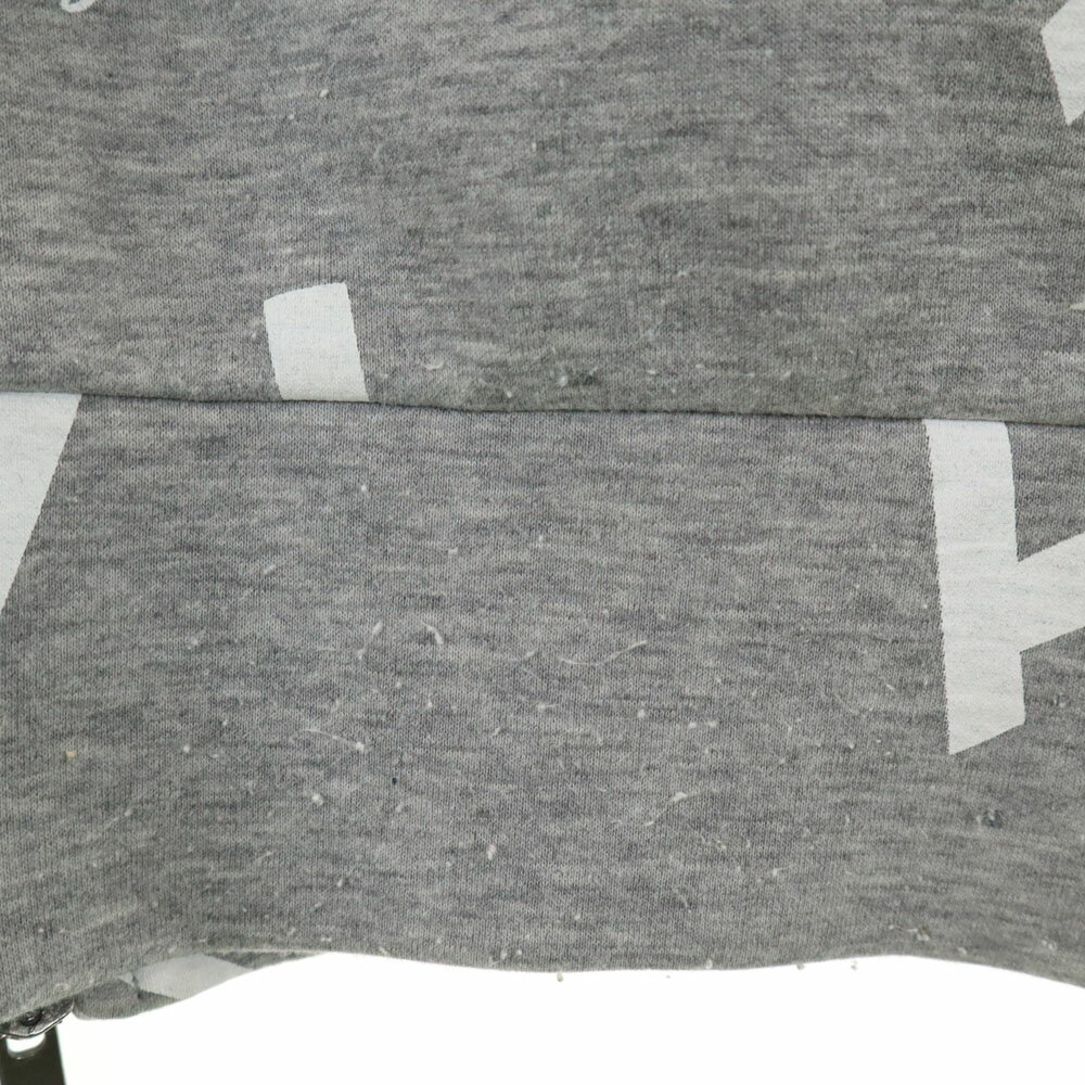 古着 LANVIN en Bleu ランバンオンブルー 総柄 長袖 ジップジャケット 48 グレー系 メンズ 【中古】