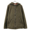 古着 L.L.Bean エルエルビーン 長袖 ニット ジップパーカー SM カーキ系 アウトドア メンズ 【中古】(4)