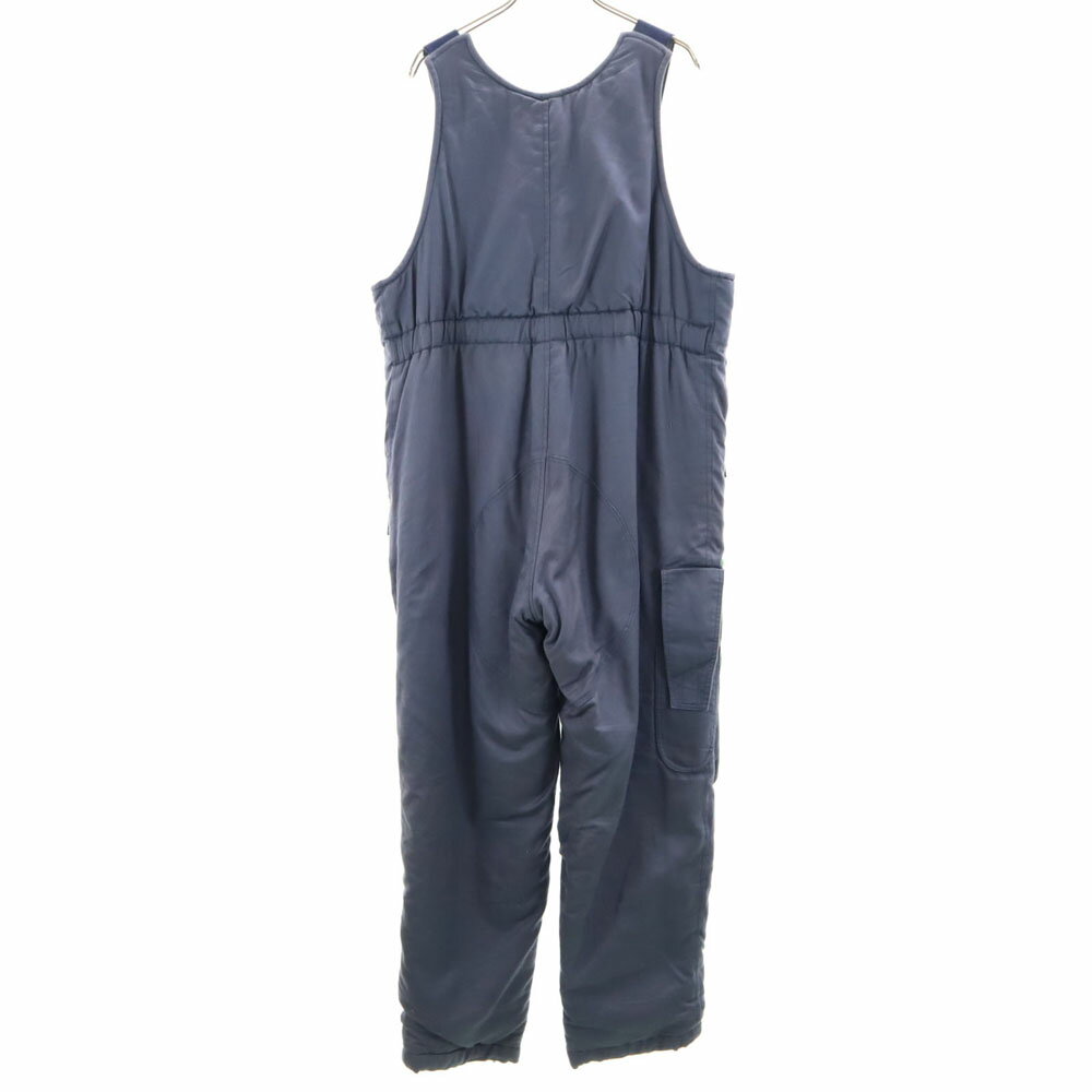 古着 OLD オールド ワーク オーバーオール グレー系 中綿入り メンズ 【中古】