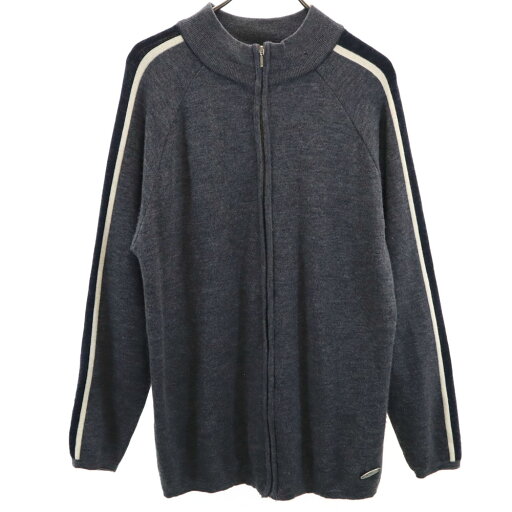 古着 TREMBLANT ウール 100% ジップジャケット XL グレー系 メンズ 【中古】 【PD】