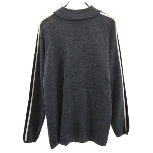 古着 TREMBLANT ウール 100% ジップジャケット XL グレー系 メンズ 【中古】 【PD】