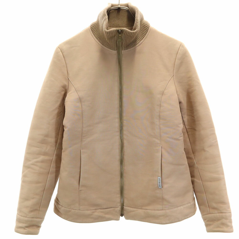 古着 Calvin klein Jeans カルバンクラインジーンズ オールド 中綿ジャケット L ベージュ レディース 【中古】 【PD】