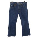 古着 TACTON 70s 80s ヴィンテージ ブーツカットデニムパンツ インディゴ ジーンズ レディース 【中古】
