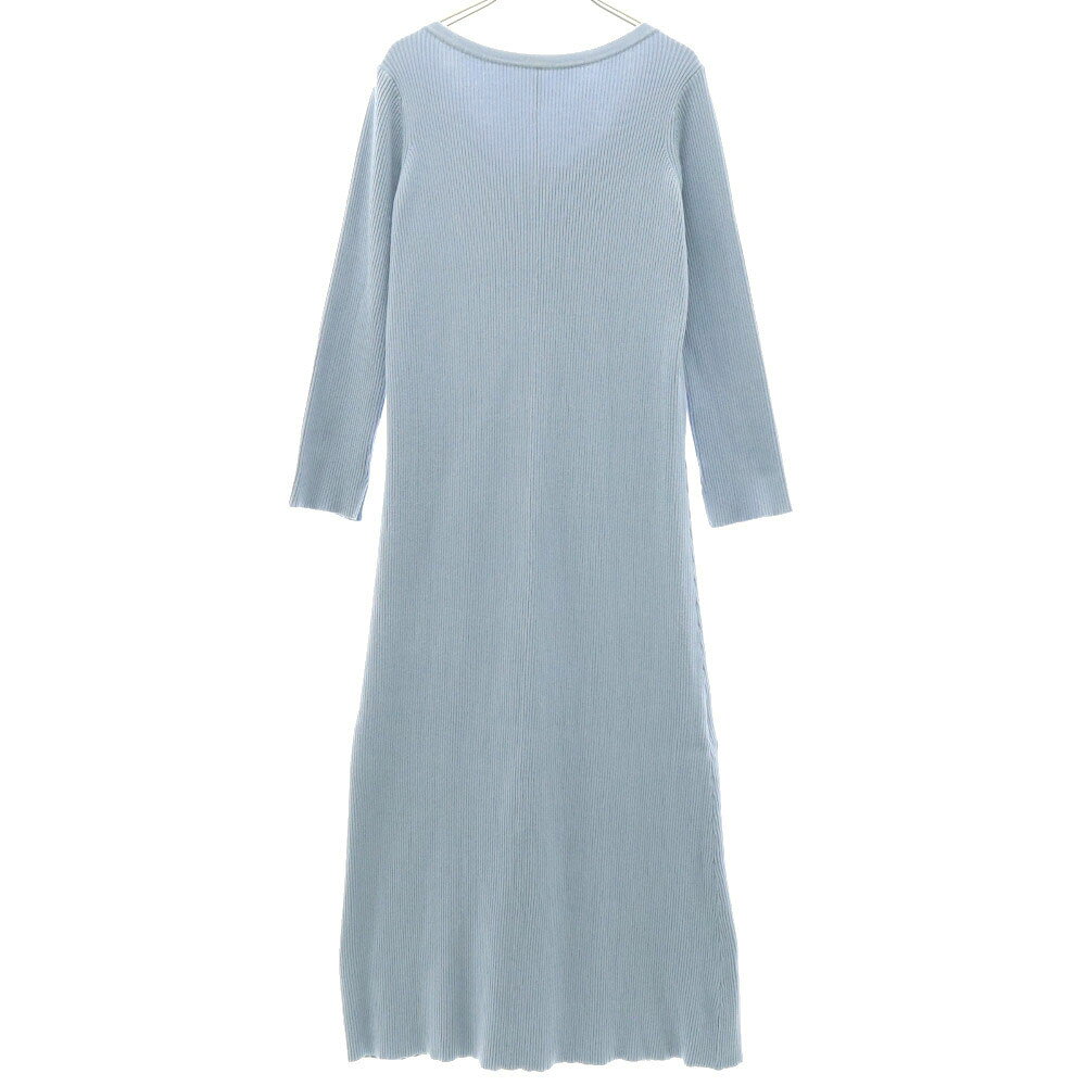古着 Mila Owen ミラオーウェン 09WN0211327 長袖 リブニット ロングワンピース 0 ブルー レディース 【中古】 【PD】 space01-10676202 古着、USED専門百貨店BIG2nd サンプル画像2