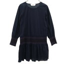 古着 SEE BY CHLOE シーバイクロエ 長袖 チュニック 34 ネイビー系 レディース 【中古】 【PD】(4)