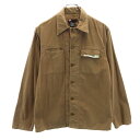 古着 DIESEL ディーゼル 長袖 ネルシャツ L ブラウン メンズ 【中古】 【PD】
