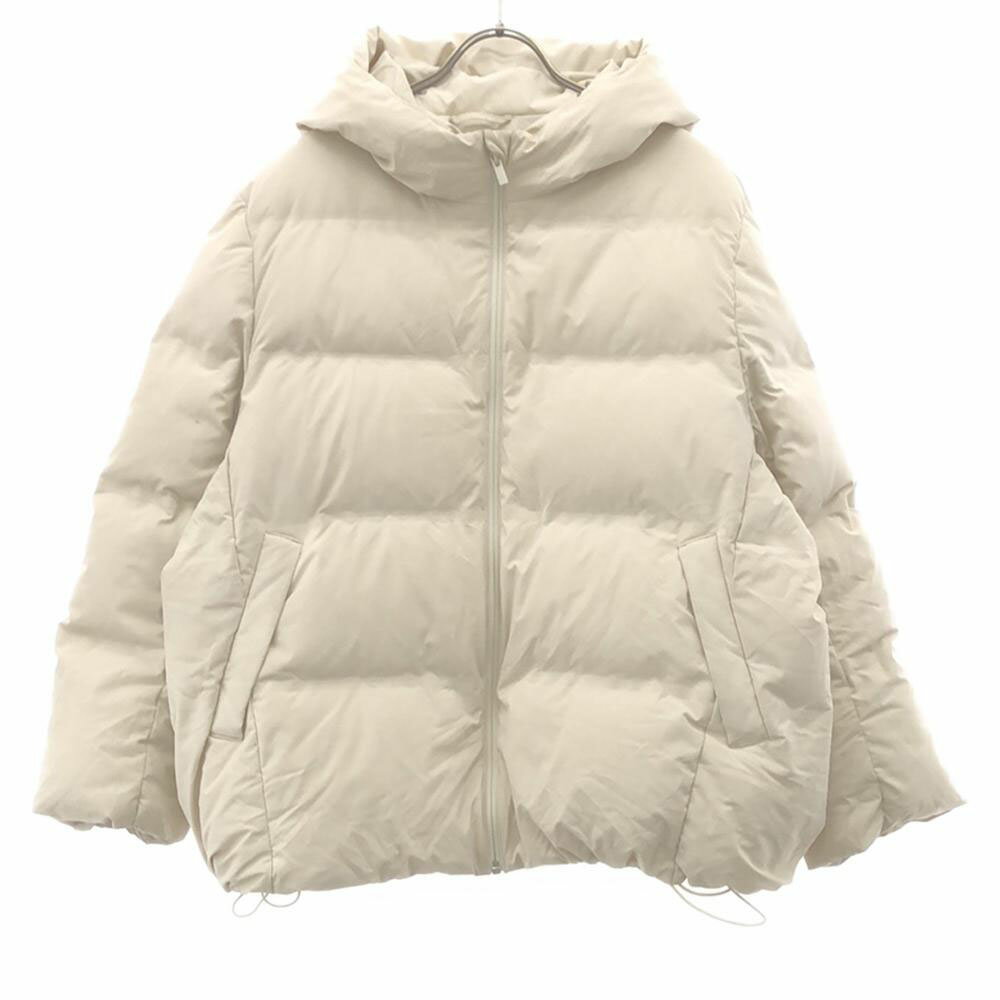 ユニクロ シームレス ダウンジャケット 3XL アイボリー UNIQLO ビッグサイズ レディース 【中古】のサムネイル