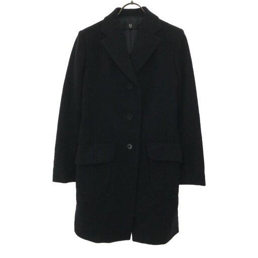 古着 UNIQLO +J ユニクロ プラスジェイ ウールブレンド チェスターコート S ネイビー レディース 【中古】 【PD】 古着 UNIQLO +J ユニクロ プラスジェイ ウールブレンド チェスターコート S ネイビー レディース 【中古】 【PD】