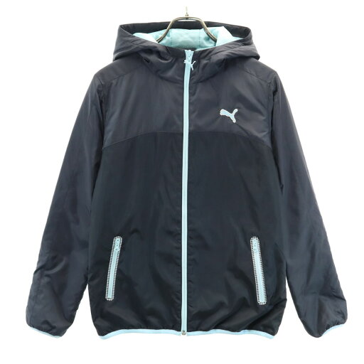 古着 PUMA プーマ 中綿ジャケット M ブラック レディース 【中古】 【PD】 古着 PUMA プーマ 中綿ジャケット M ブラック レディース 【中古】 【PD】