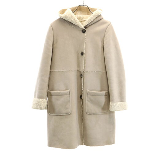古着 FREAK'S STORE フリークスストア フェイク ムートンコート S グレージュ レディース 【中古】 【PD】 古着 FREAK'S STORE フリークスストア フェイク ムートンコート S グレージュ レディース 【中古】 【PD】