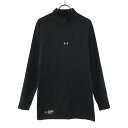古着 UNDER ARMOUR アンダーアーマー ロゴプリント 長袖 トレーニング ウェア XXL ブラック ビッグサイズ メンズ 【中古】