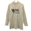古着 クリッツァ ウールブレンド 長袖 ハイネック セーター M ベージュ系 ニット メンズ 【中古】