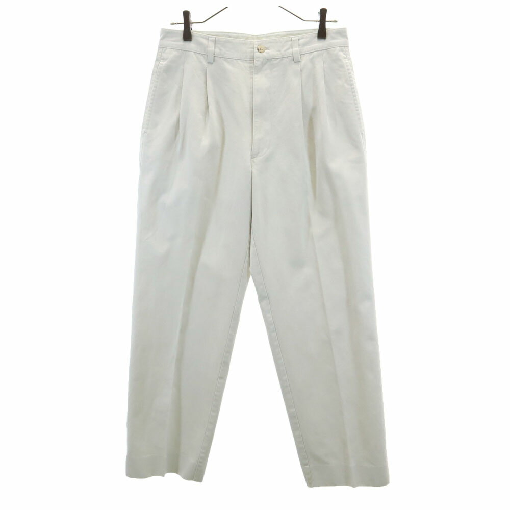 古着 LACOSTE ラコステ 2タック ロング