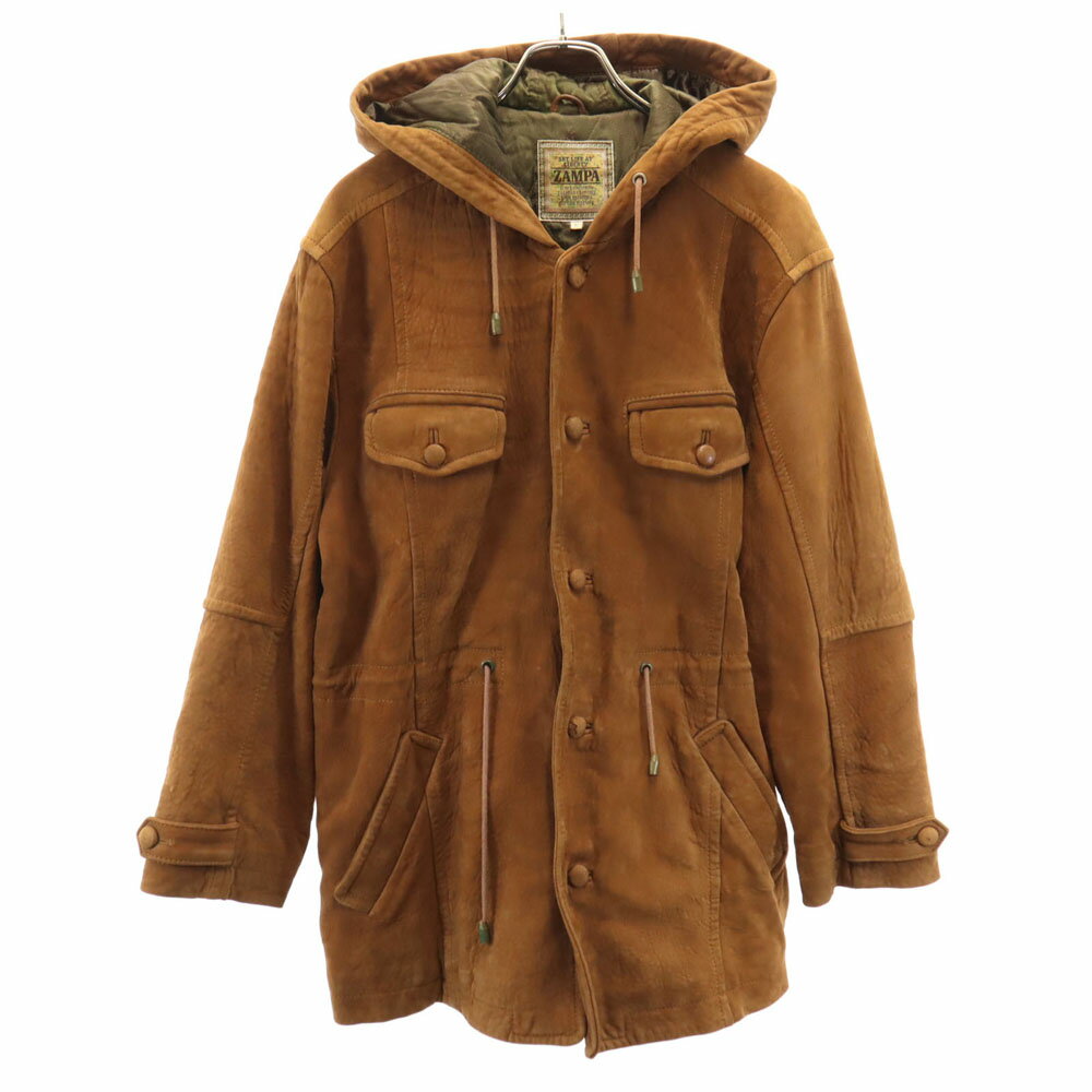 古着 ザンパ ZAMPA 羊革 レザージャケット F/M キャメル レディース 【中古】 【PD】