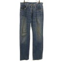古着 ビッグジョン BIG JOHN デニムパンツ W32 インディゴブルー ジーンズ メンズ 【中古】(4)