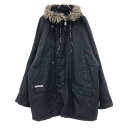 古着 DOGTOWN ドッグタウン フード付 中綿コート X-LARGE ブラック メンズ 【中古】 【PD】(4)