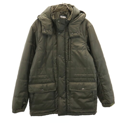古着 FIRSTDOWN ファーストダウン 中綿ジャケット L カーキ メンズ 【中古】 古着 FIRSTDOWN ファーストダウン 中綿ジャケット L カーキ メンズ 【中古】