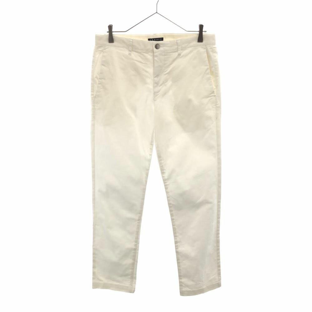 古着 セオリー theory ストレートパンツ 32 ホワイト レディース 【中古】 【PD】
