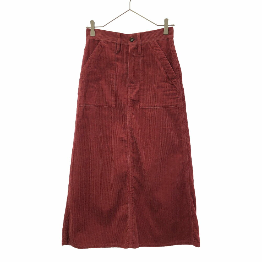 Rakuten - 古着 UNIVERSAL OVERALL ユニバーサルオーバーオール マキシ丈 コーデュロイ スカート S インク レディース 【中古】 【PD】