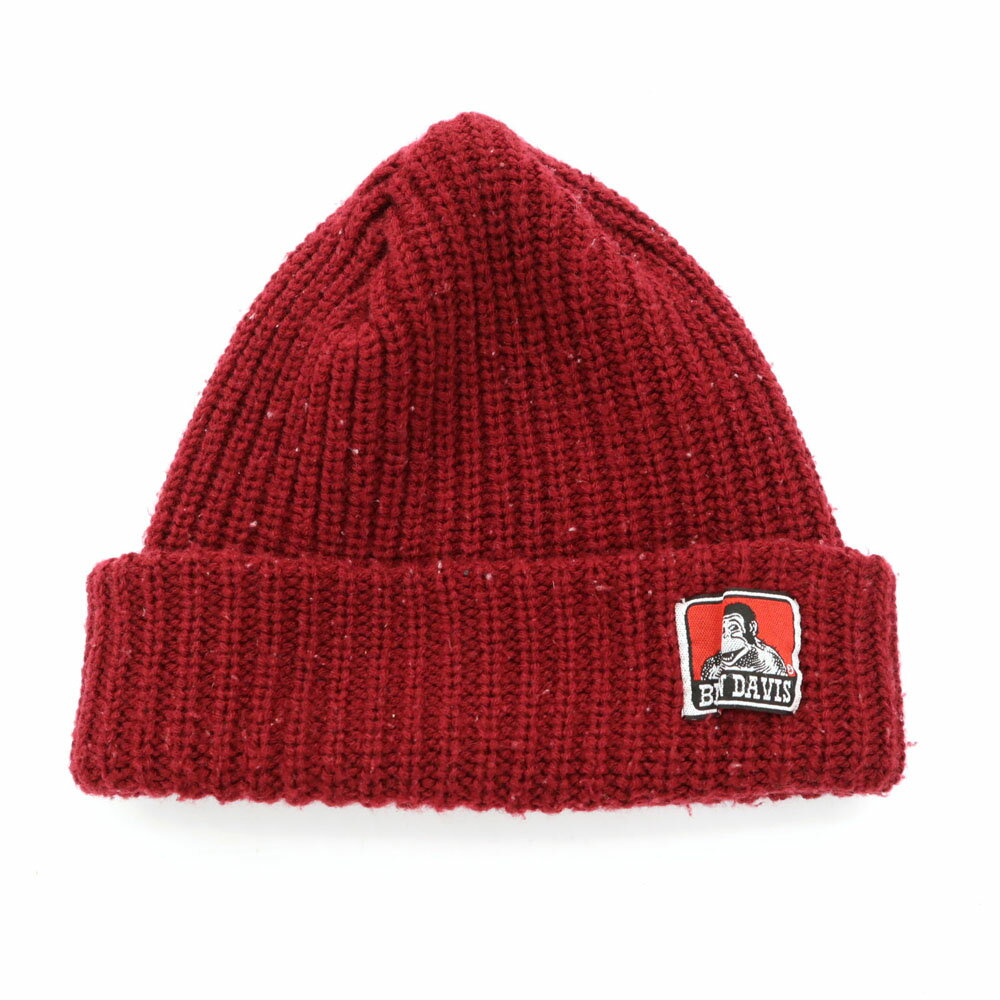 古着 ベンデイビス BEN DAVIS ニットキャップ ボルドー系 ビーニー メンズ 【中古】