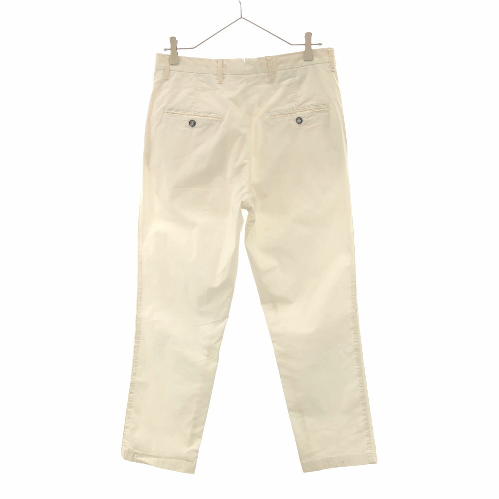 古着 ビガーノ ツータック テーパードパンツ 44 ホワイト QUARANLAQUALLRO メンズ 【中古】