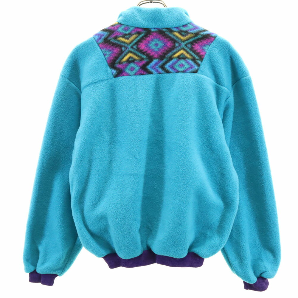古着 GRENIX Makalu オールド ハーフジップ フリースジャケット XXL ブルー系 プルオーバー レディース 【中古】