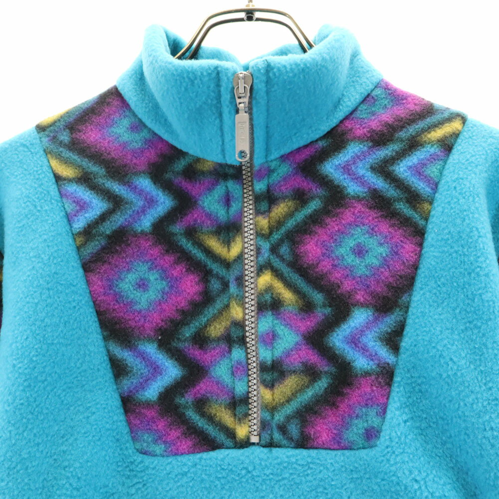 古着 GRENIX Makalu オールド ハーフジップ フリースジャケット XXL ブルー系 プルオーバー レディース 【中古】