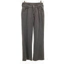 古着 サムシング SOMETHING ロングパンツ S チャコールグレー レディース 【中古】