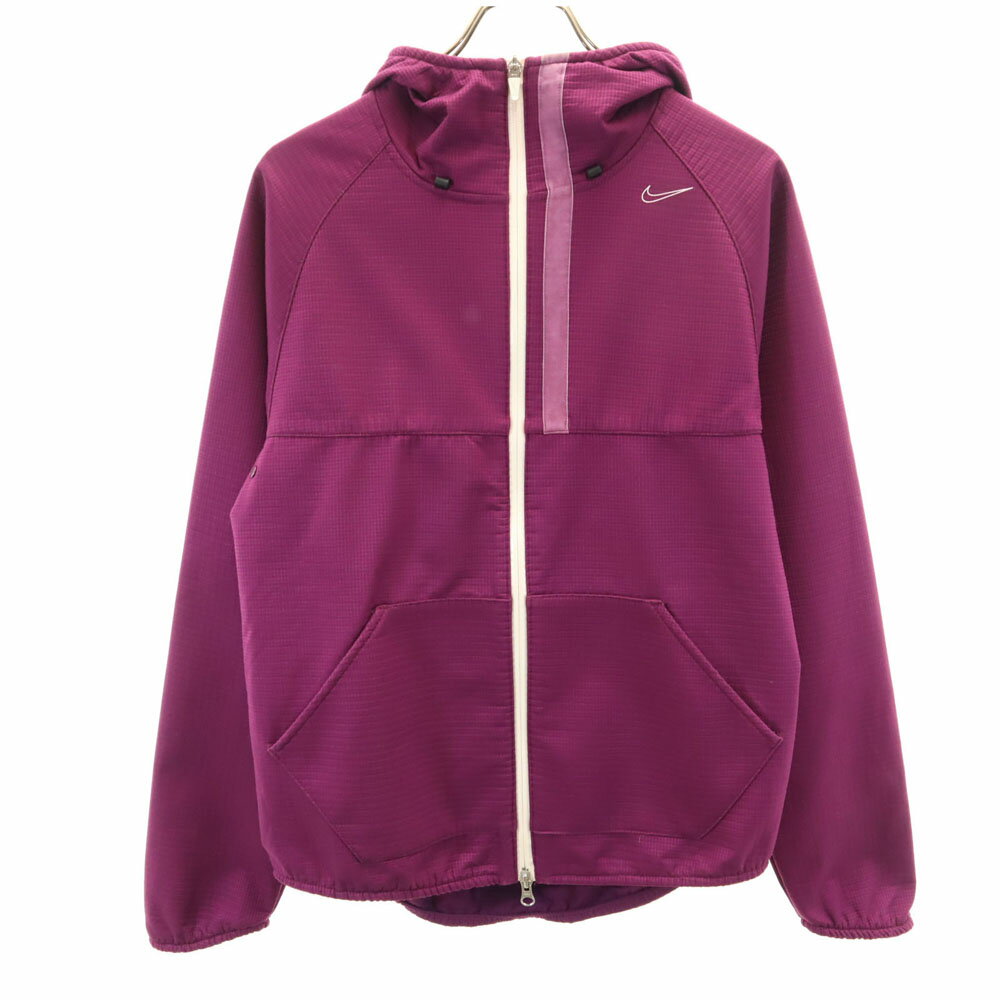 古着 NIKE ナイキ 長袖 ジップパーカー M ピンク メンズ 【中古】