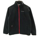 古着 Columbia コロンビア フリースジャケット L 14-16 チャコールブラック アウトドア キッズ 【中古】 【PD】