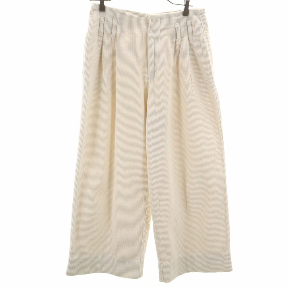 古着 ザラ ZARA コーデュロイパンツ M アイボリー系 レディース 【中古】 【PD】