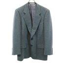 古着 Givenchy ジバンシー 90s ウールブレンド オールド テーラードジャケット 90-78-165 ライトブルー メンズ 【中古】