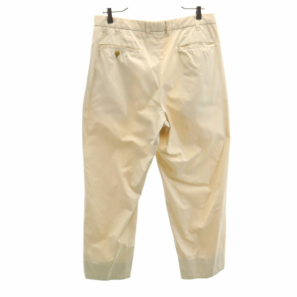 古着 BURBERRY GOLF バーバリーゴルフ スラックスパンツ 85 ベージュ 三陽商会 タック メンズ 【中古】