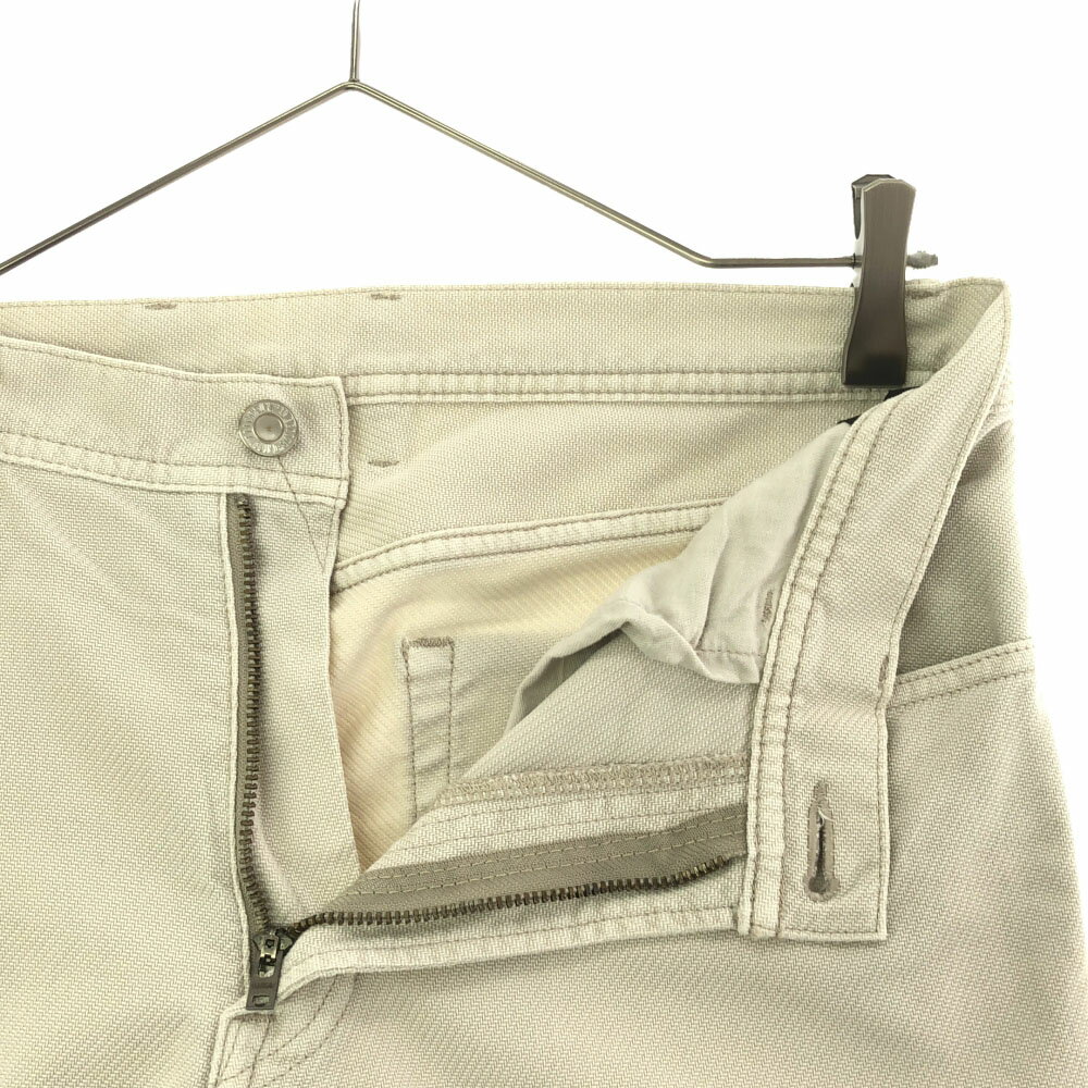古着 ソブリン SOVEREIGN 日本製 UNITED ARROWS ダブルツイル クリース 5ポケット パンツ M ホワイト系 メンズ 【中古】