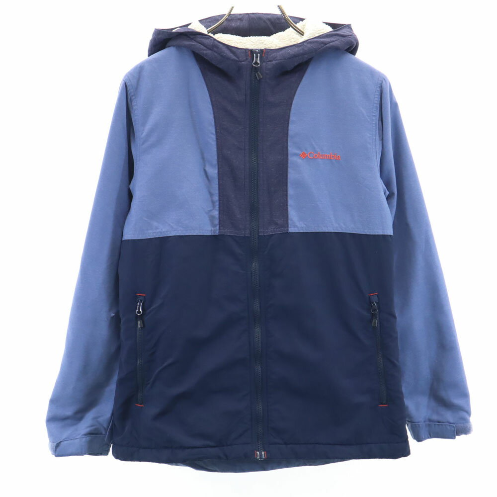 古着 コロンビア Columbia 中綿ジャケット L ネイビー アウトドア 裏ボア レディース 【中古】 【PD】