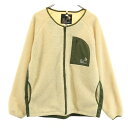 古着 goslow caravan ゴースローキャラバン ノーカラー ボアジャケット 4 クリーム メンズ 【中古】 【PD】