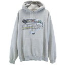 古着 Champion チャンピオン 長袖 パーカー L グレー メンズ 【中古】 【PD】
