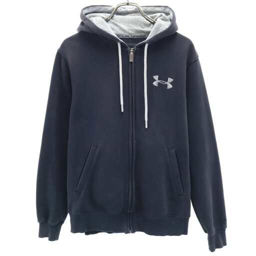 古着 UNDER ARMOUR アンダーアーマー 長袖 ジップパーカー MD ブラック 裏起毛 メンズ 【中古】 古着 UNDER ARMOUR アンダーアーマー 長袖 ジップパーカー MD ブラック 裏起毛 メンズ 【中古】