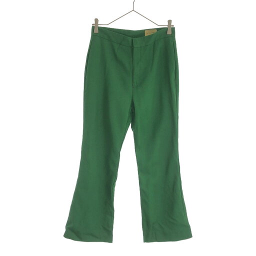 古着 ユナイテッドアローズトウキョウ UNITED ARROWS TOKYO 日本製 ウール フレアパンツ 38 グリーン 裏地付き レディース 【中古】 古着 ユナイテッドアローズトウキョウ UNITED ARROWS TOKYO 日本製 ウール フレアパンツ 38 グリーン 裏地付き レディース 【中古】