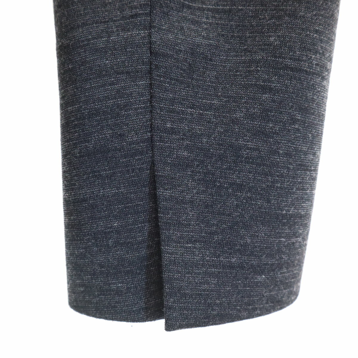 古着 green label relaxing グリーンレーベルリラクシング ウールブレンド ノーラペル ジャケット 36 グレー レディース 【中古】