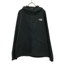 古着 THE NORTH FACE ザノースフェイス ロゴ刺繍 TNFビーフリー ジャケット XL ブラック アウトドア NP22132 メンズ 【中古】 【PD】
